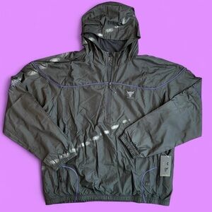 Project Rock Under Armour - Windbreaker‎ - Anorak Jacket - Black - Men's XXL